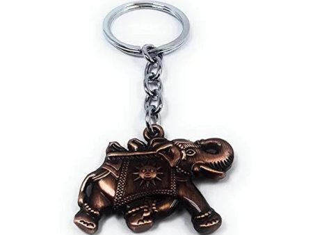 Rajwadi Hathi Elephant Double Side Metal Keychain and Keyring Online Hot Sale