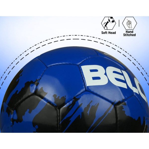 Belco Premium Blue Love Football (1 football with needle) (Size 5) | 11+ Years For Cheap