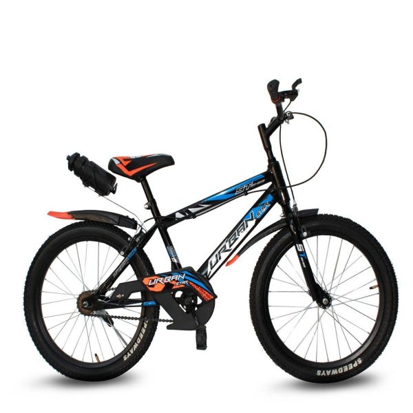 BMX 20T Bicycle (Black Orange) | 20 Inch COD not Available Online