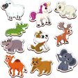 Animals Fridge Magnets Cut Outs (Set of 10) Supply