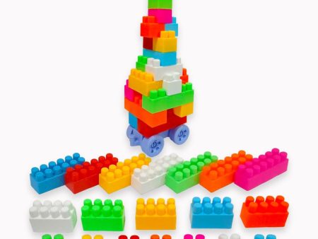 Building Blocks Container - 45 pieces Sale