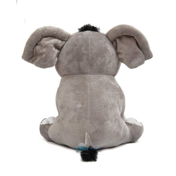 Baby Elephant with Monkey Soft Toy (Grey) Online now