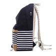 Black Stripes Matching Backpack with Lunch Bag & Stationery Pouch Supply