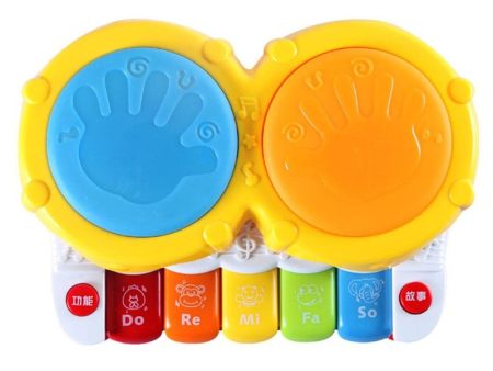 2 in 1 Handklop Set Drum Piano Instrument on Sale