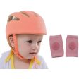 Baby Safety Helmet & Kneepads (Orange) Sale