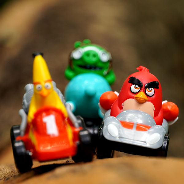 Angry Birds Crashers Pull Back Toy Cars (3 Car Racers in 1 Set) Cheap