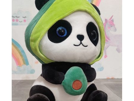 Avocado Panda Teddy Animal Soft Toy (Multicolour) Fashion