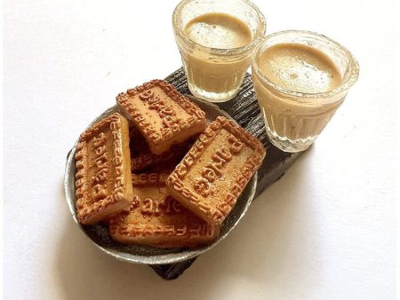 Chai Biscuit Miniature Food Fridge Magnet Online now