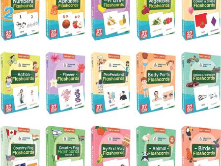 Flash Cards for Kids (Set of 15) Supply