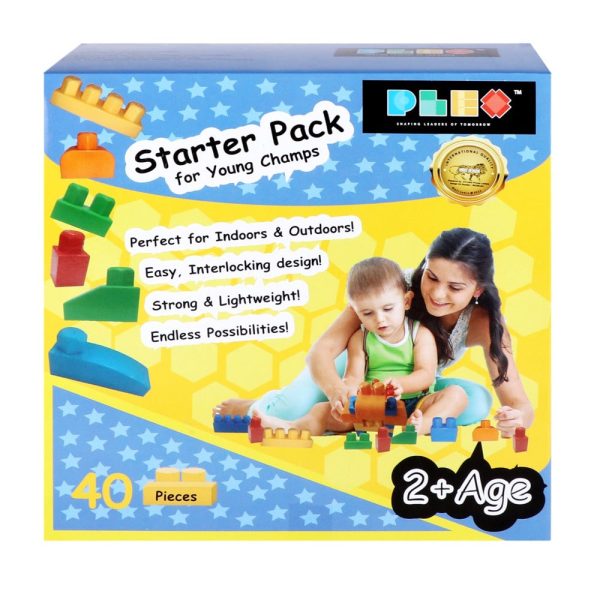 Building Blocks Starter Pack - 40 Pieces For Sale