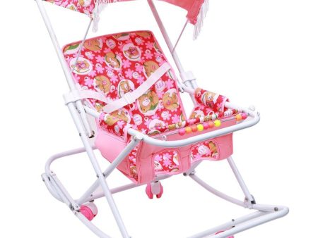 Baby Stroller cum Swing (Multi, Pink) Fashion