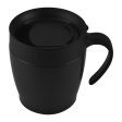 Black Tork 350 Stainless Steel Mug with Handle (350ml) For Sale