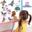 Birds Wooden Fridge Magnets (Set of 10) on Sale