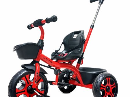 Buddy Plug N Play Kids Tricycle | Capacity Upto 30 Kgs (Red) For Discount