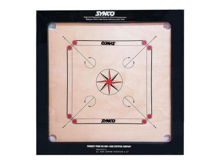 Carrom Board International for Professionals with Free Coins Striker Boric Powder - 36 inches Supply