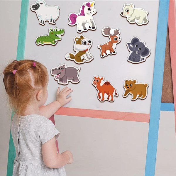 Animals Fridge Magnets Cut Outs (Set of 10) Supply