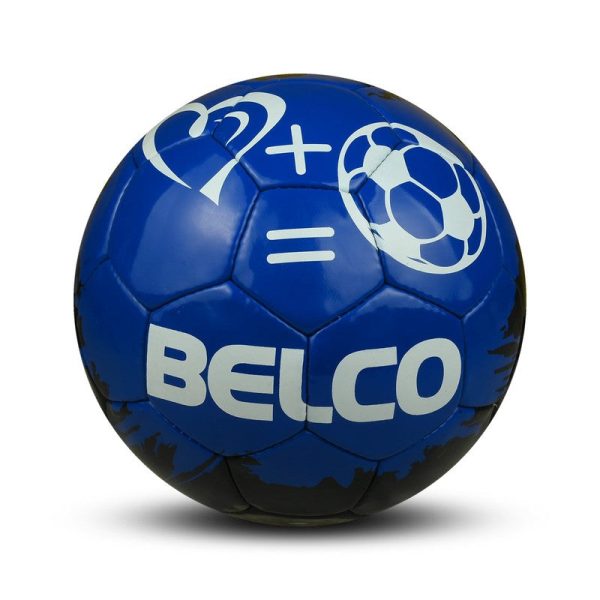 Belco Premium Blue Love Football (1 football with needle) (Size 5) | 11+ Years For Cheap