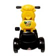 Baby Tricycle with musical horn and led lights( with 2 baskets, comfortable seat and back rest) - Yellow Online Hot Sale