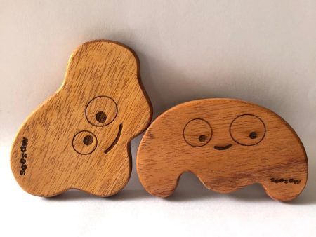 Toothie & Toothsie - Neem Wood Teether Combo Hot on Sale