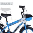 BMX Cycle with Training Wheel Single Speed with Complete Accessories (Blue White) | 16 Inch (COD not Available) Online Sale