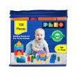 Building & Construction Blocks Educational Toy (Blue Bag - 100 Pieces) Sale