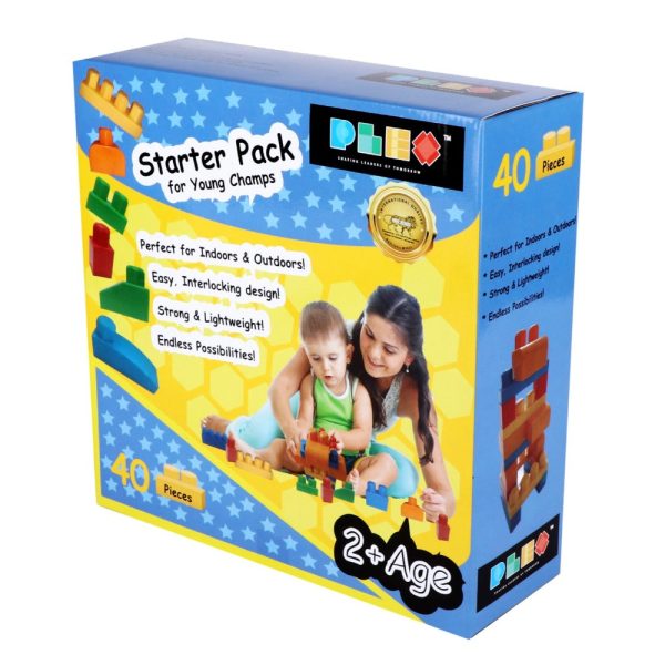 Building Blocks Starter Pack - 40 Pieces For Sale