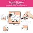 4 Piece Farm Animals Wooden Puzzle for Kids (Set of 6) on Sale