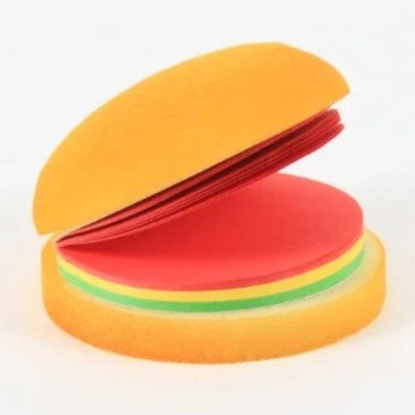 Burger Shaped Notepad and Sticky Notes Unique Mini Notes Memo Pads Discount