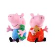 Brother Pig and Sister Pig Soft Toys Combo (Blue Pink) | Height 30 cm Discount