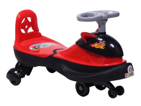 Twist, Magic Carand Swing Car Ride Ons for Kids(Strong Durable Quality with Musical Horn on Steering)9030 E Red Discount