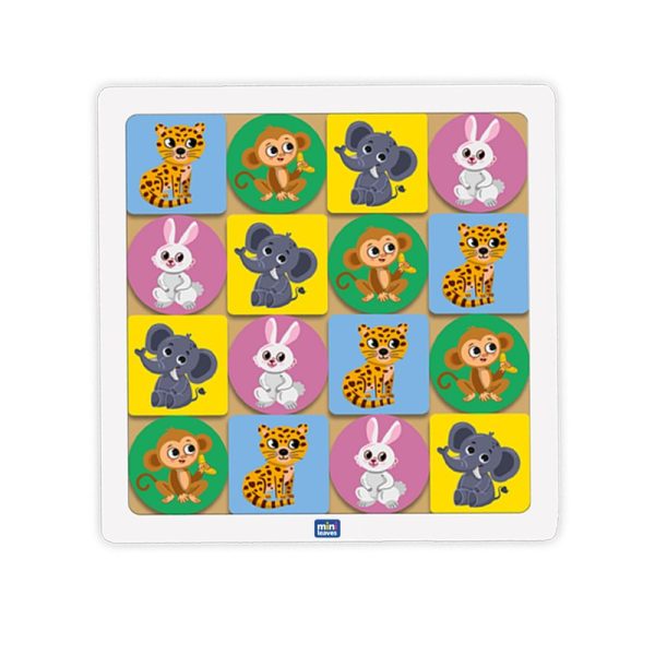 Animal Sudoku Wooden Puzzle with 30 Games Online