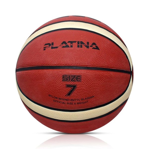 Belco Platina Basketball (1 Basketball with needle) (Size 7) | 11+ Years on Sale