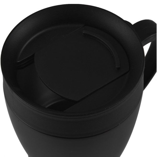 Black Tork 350 Stainless Steel Mug with Handle (350ml) For Sale