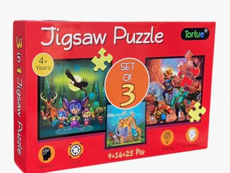 3 In 1 Jigsaw Puzzle (50 Pieces Jigsaw Puzzle) Cheap