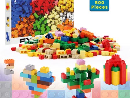 Building Blocks Construction Set - 500 Pieces Fashion