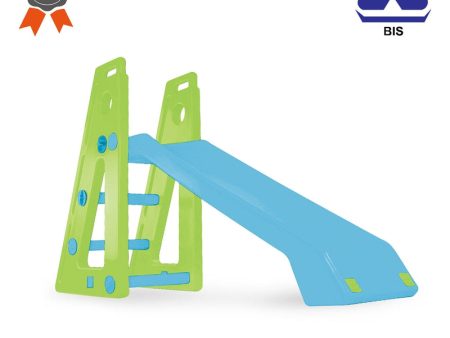 Baby Slide Senior for Kids || Garden and School Toy Home Slides Indoor & Outdoor Slider for Childrens - Sky Blue & Parrot Green (COD not available) For Cheap